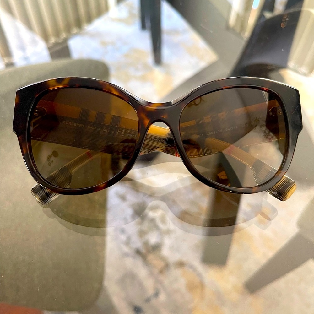 Burberry Brown Tortoise Sunglasses